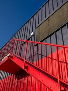 exterior industrial stairs